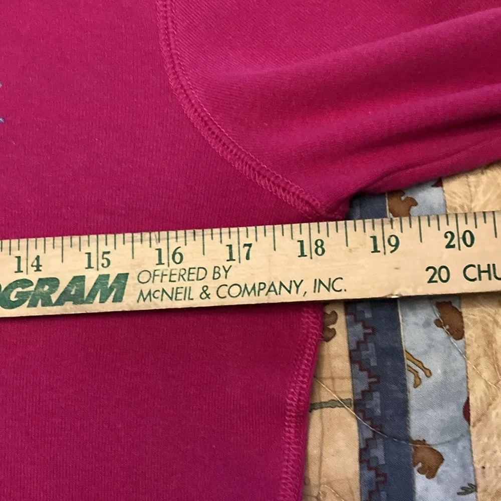 Ralph Lauren Sport long sleeve casual crew shirt large dark pink blue label - Picture 6 of 10
